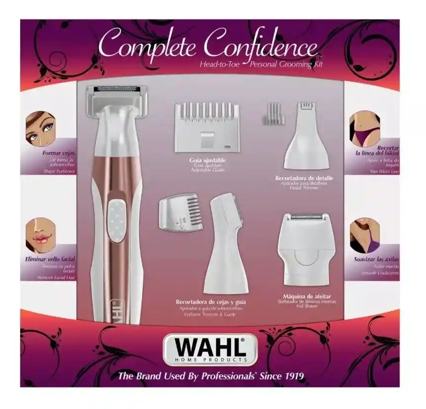 Depiladora Detalladora De Mujer Complete Confidence Wahl