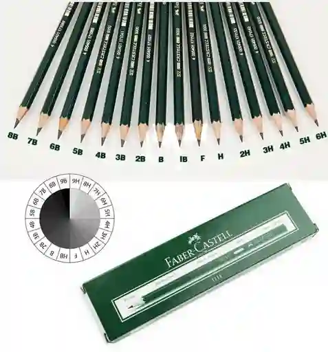 Lapiz Faber Castell 3b Negro