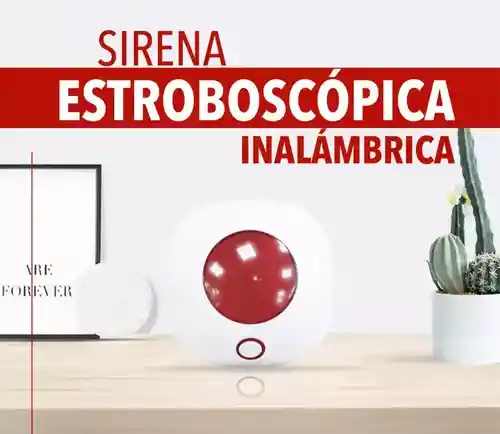 Sirena Estroboscópica Wifi Inteligente Alexa Y Google