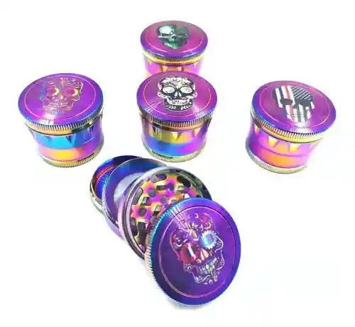 Rascador Grinder Petrolizado Tornasol Calavera 4 Pisos