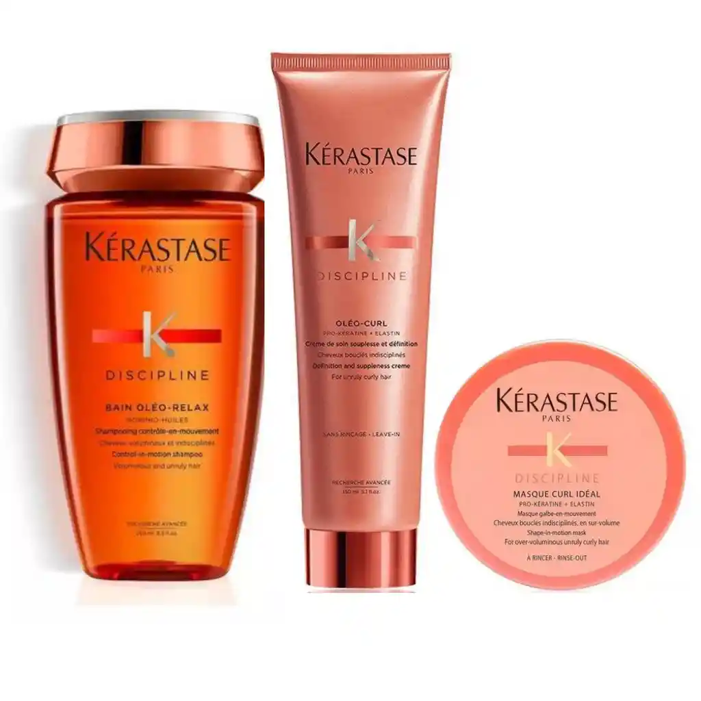 Kit Kérastase Shampoo+ Crema Rizos + Mascarilla