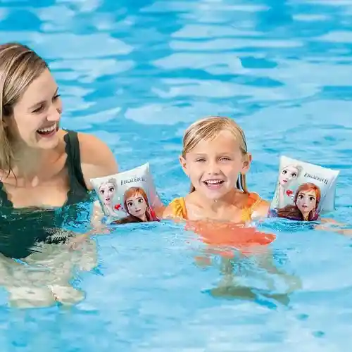 Flotador Brazos Niñas Frozen Original Intex