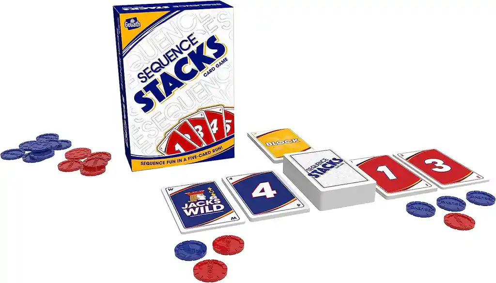 Juego De Mesa Sequence Stacks Cartas Para Adultos Y Niños