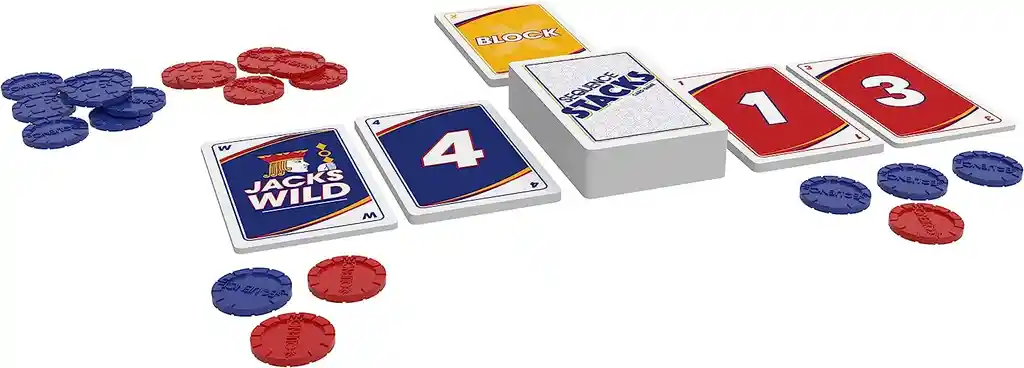 Juego De Mesa Sequence Stacks Cartas Para Adultos Y Niños