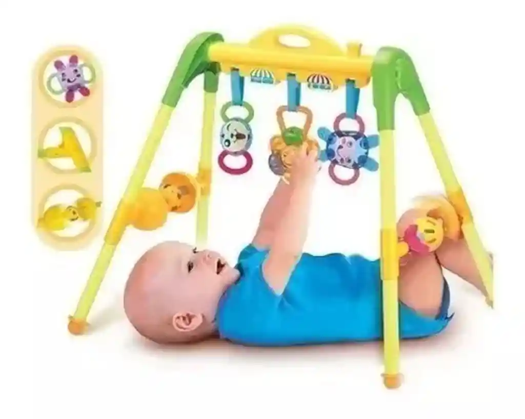 Gimnasio Bebe Infantil Estimulación Sonajeros Ideal Para Regalo U Obsequio Oferta Ref. Barras