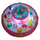 Juego Pesca 2 Pisos Mágnetico Niños Fishinggame Luces Sonido Rosado