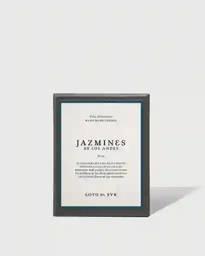 Vela Artesanal Jazmines De Los Andes Loto Del Sur