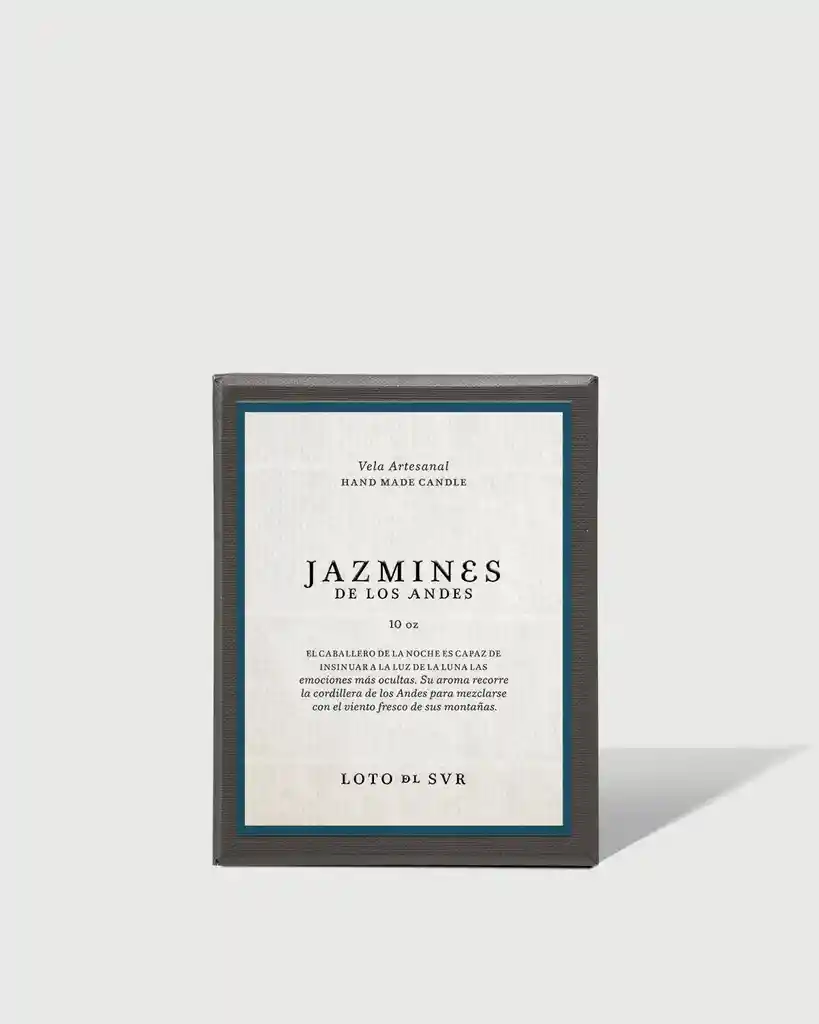 Vela Artesanal Jazmines De Los Andes Loto Del Sur