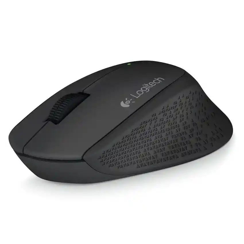 Mouse Inalámbrico Logitech M280 Diseño Curvo Total Comfort - Negro