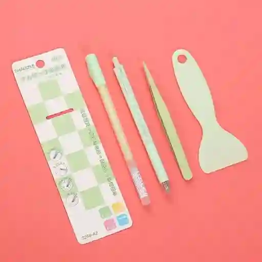 Herramientas Kit X 4 Para Manualidades Con Papel