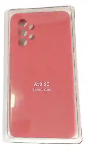 Samsung A53 5g Silicone Case Rojo Pastel