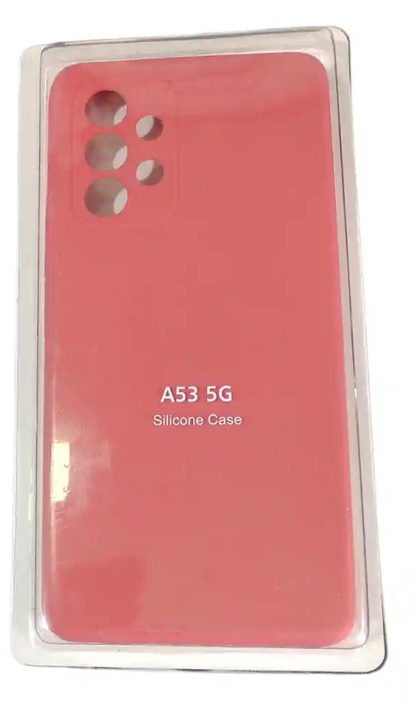 Samsung A53 5g Silicone Case Rojo Pastel