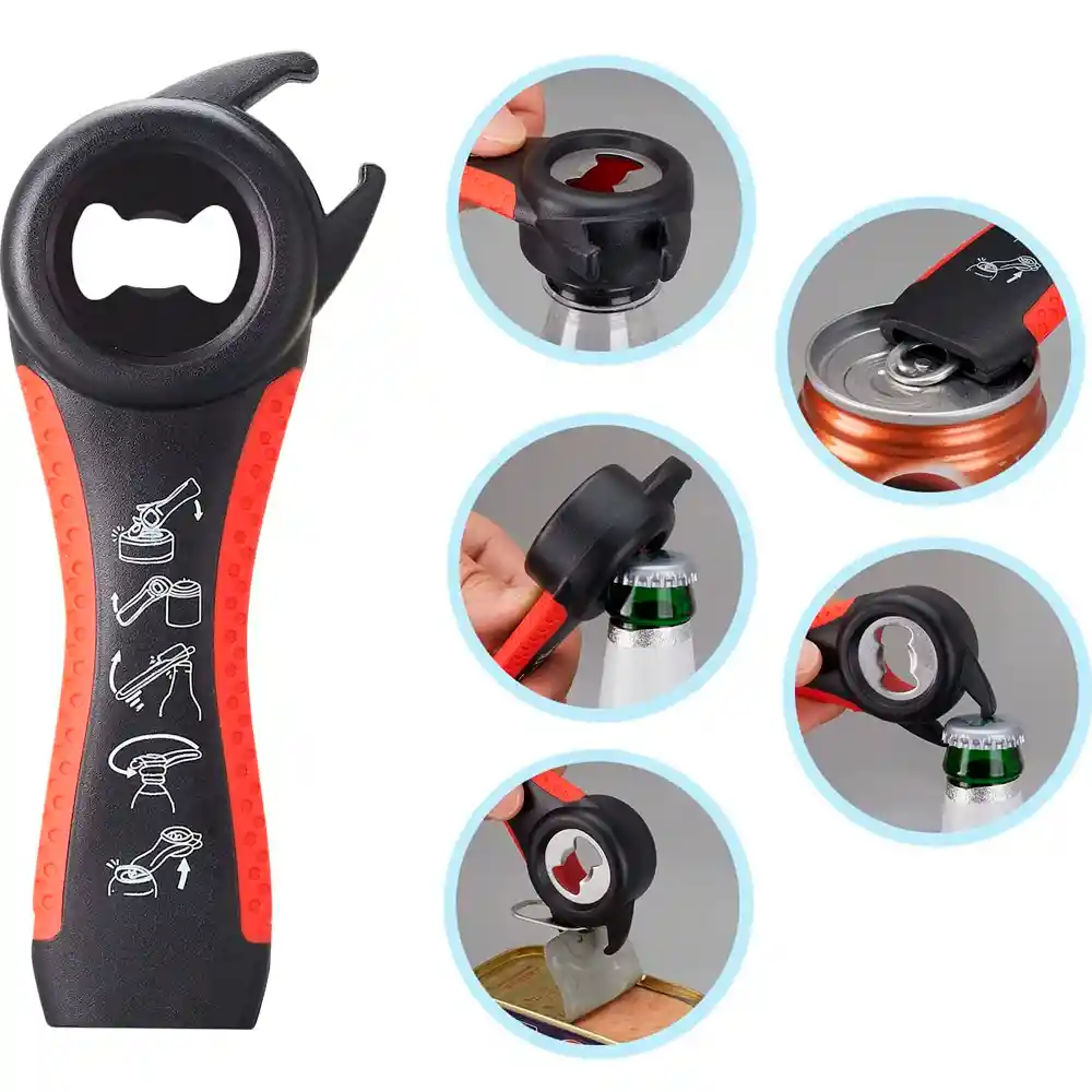 Abrelatas Destapador 5 En 1 Multifuncional Abrebotellas