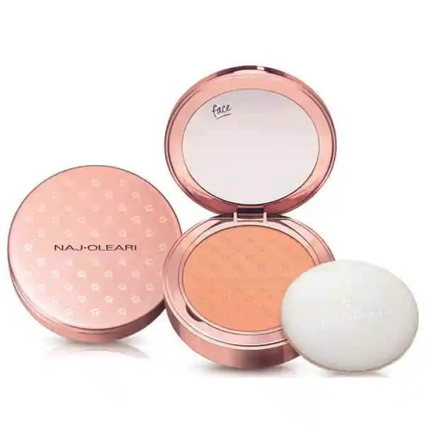 Naj Oleari Polvo Compacto Skin Caress Peach Pink 9,5g