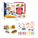 Set De Plastilina Hamburguesa