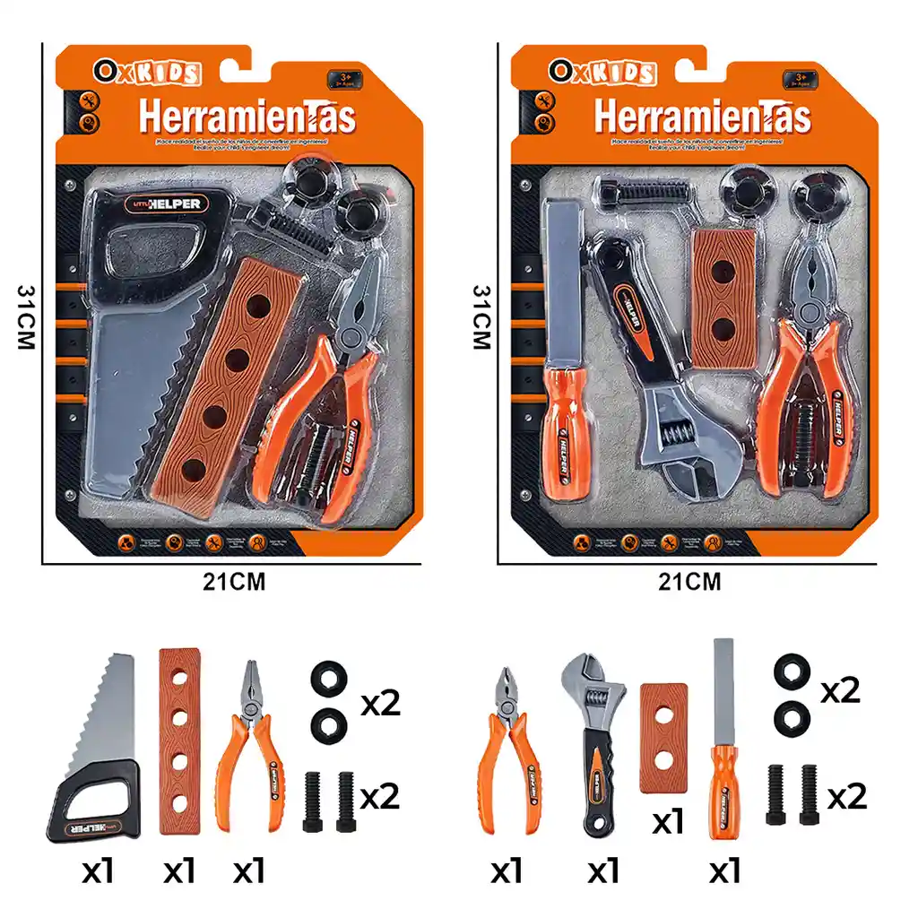 Set De Herramientas En 2 Modelos Surtidos