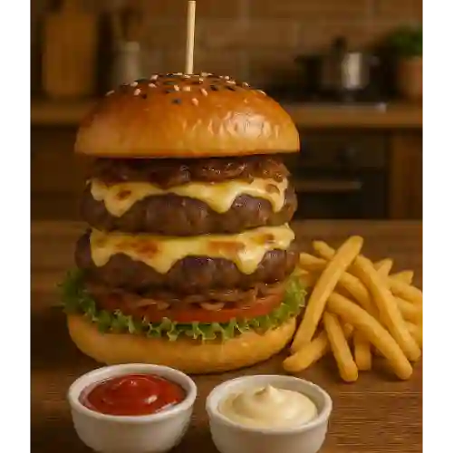 Hamburguesa Doble Poder