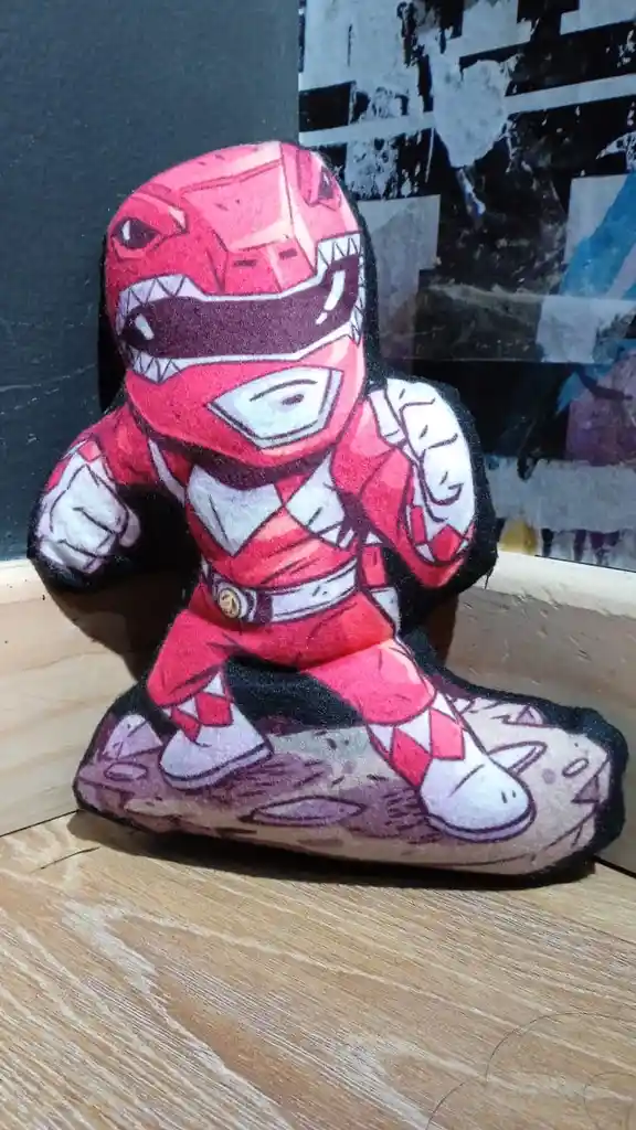 Almohada Bao Bao Power Ranger Rojo