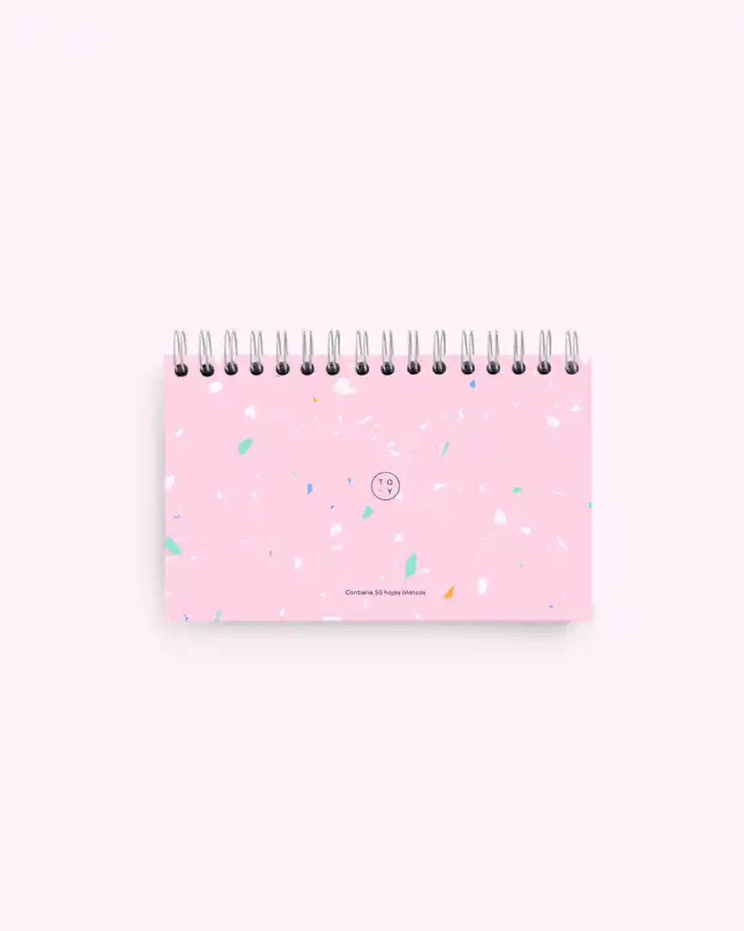 Cuaderno Mini Hojas Blancas Party Dust