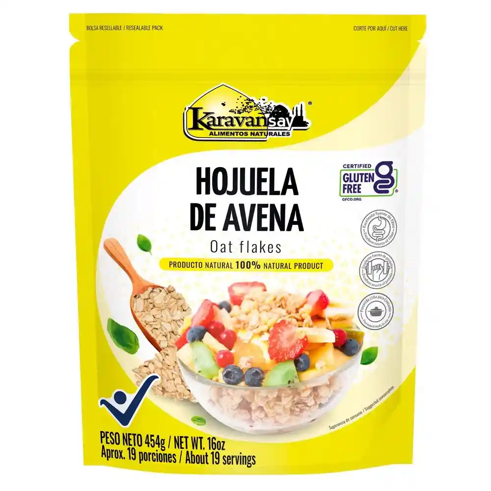 Avena Sin Gluten En Hojuelas