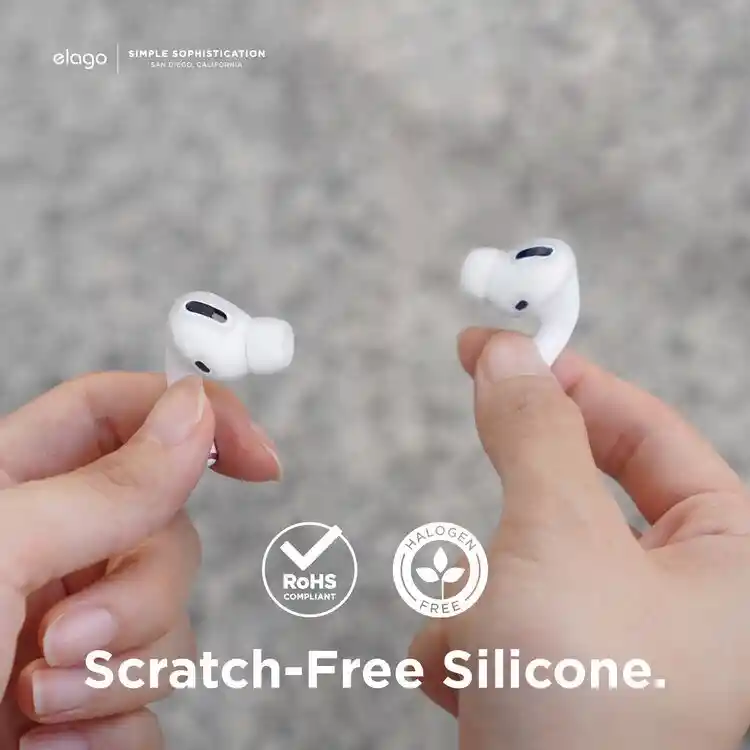 Elago Almohadillas De Silicona Para Airpods Pro 2 X6 Pares Blanco