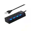 Hub Usb 2.0 4 Puertos Con Switch / Multilector Usb