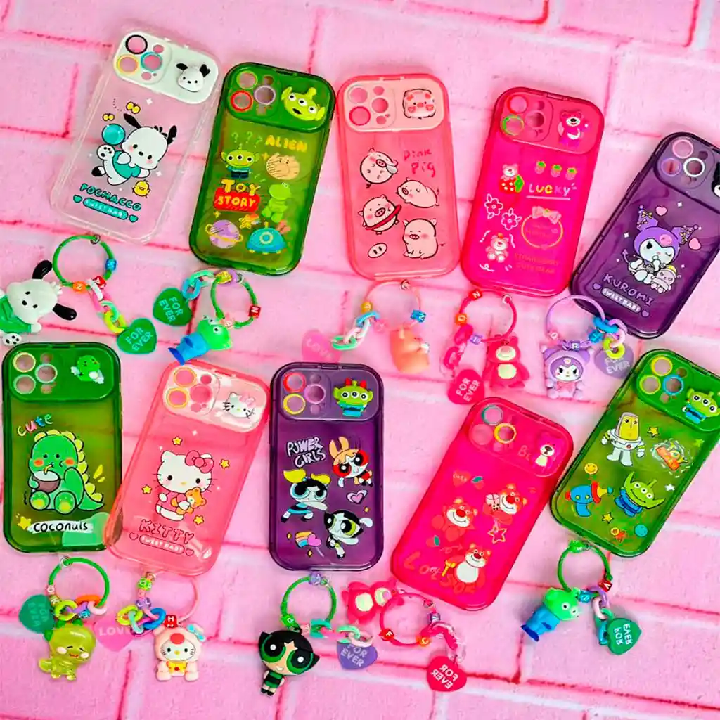 Funda + Espejo + Llavero Cerdito Ref. #3 (iphone 11)