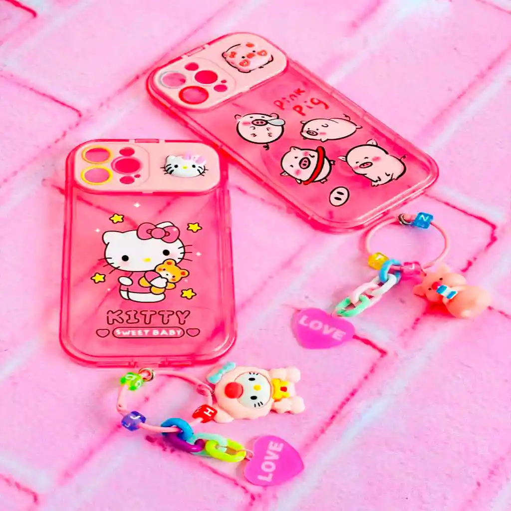 Funda + Espejo + Llavero Cerdito Ref. #3 (iphone 11)