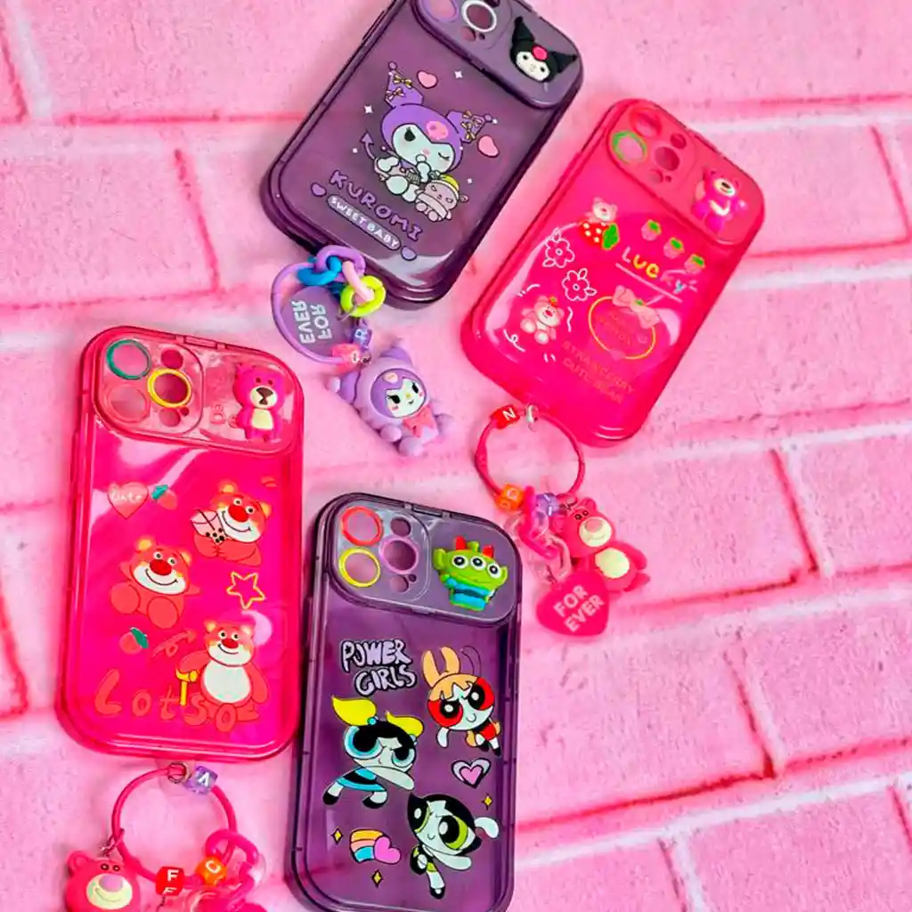 Funda + Espejo + Llavero Cerdito Ref. #3 (iphone 11)