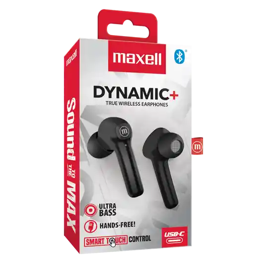 Audifono Maxell Dynamic+ Bluetooth Inalambrico In Ear Negro