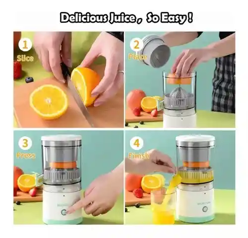 Extractor Exprimidor De Jugos Inalámbrico Portátil Recargable