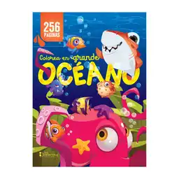 Libro Colorea En Grande: Oceano