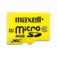 Tarjeta De Memoria Maxell Mcsd-64 Cl10 Uhs-1 Con Adaptador Sd 64gb