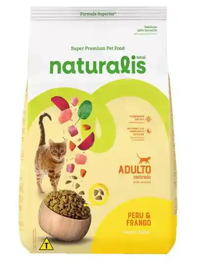 Naturalis Adulto Castrado Peru & Frango X 1,5 Kg