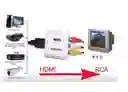 Convertidor Adaptador De Video Hdmi A Rca Audio/video Hd 1080p
