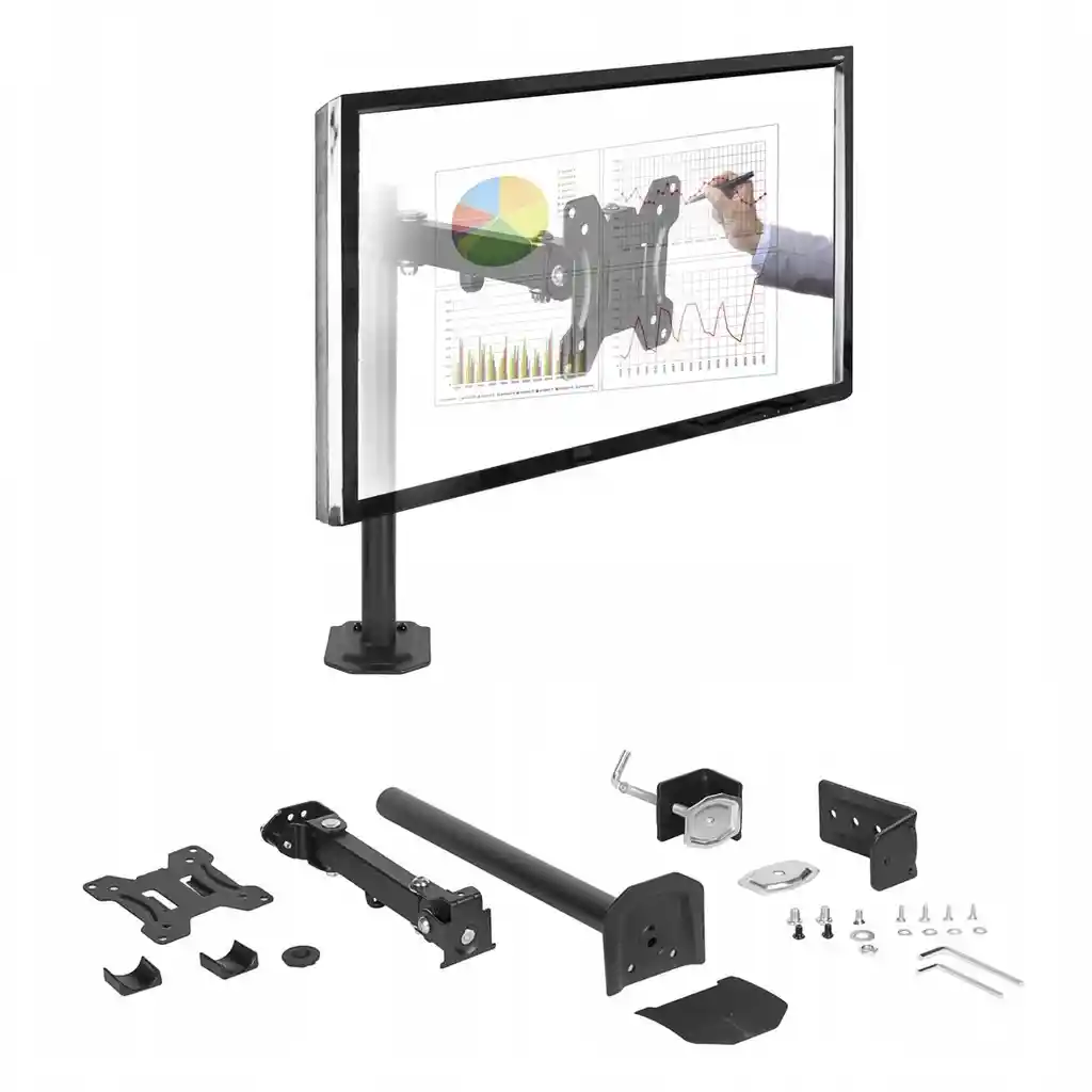 Soporte Base De Escritorio Móvil Para Monitor Pc 13 22 27 29 32