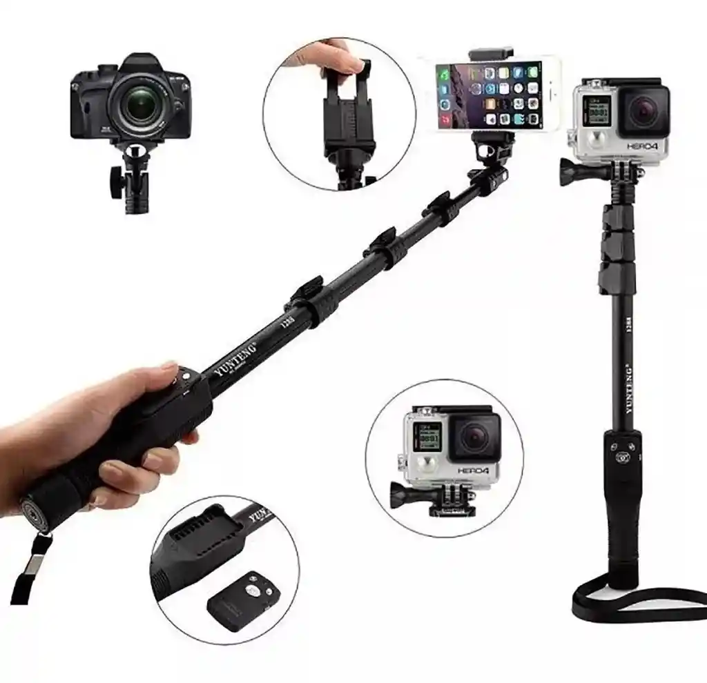 Selfie Bluetooth Palo Monopod Yunteng Baston Selfie Yt1288