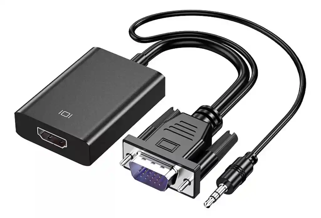 Convertidor Vga A Hdmi + Audio