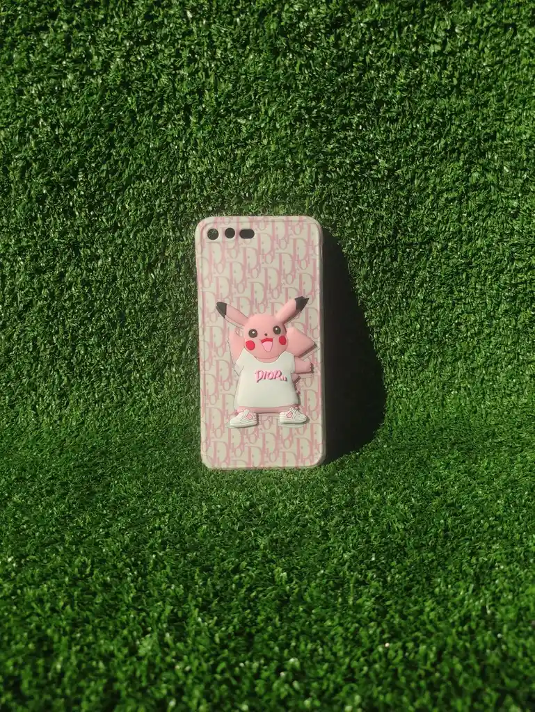 Iphone 8 Plus | Forro Protector | Case Flexible | Picachu | Mycase | Bordes Reforzados | Iphone | Carcasa | Funda | Anti Humedad | Full Proteccion
