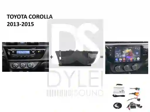 Radio Tipo Original Toyota Corolla 2013-2015 Carplay 2gb Ram + 32gb Rom