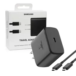 Cargador Samsung 45w Tipo C Compatible Samsung De Carga Rapida