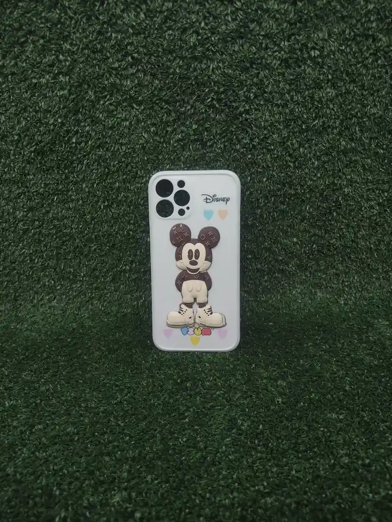 Iphone 12 Pro Max | Forro Protector | Case Flexible | Mickey Mouse | Mycase | Bordes Reforzados | Iphone | Carcasa | Funda | Anti Humedad | Full Proteccion