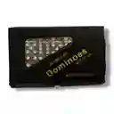 Domino Negro Portable 28 Piezas Estuche De Sobre Juegos De Mesa