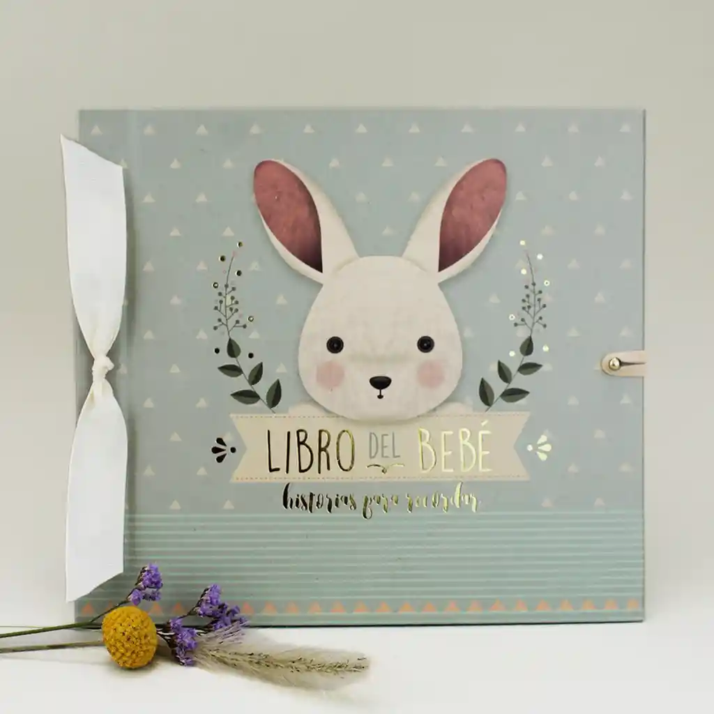 Libro Del Bebe Conejo Gris