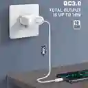 Adaptador / Cargador De Corriente Carga Rapida 18w Ldnio + Cable Tipo C