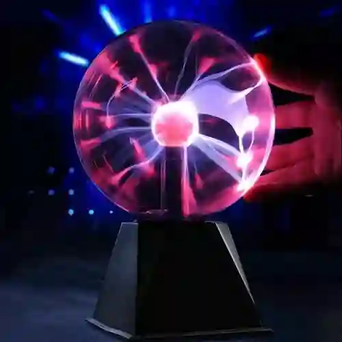 Lámpara Táctil De Cristal Mágico Con Bola De Plasma