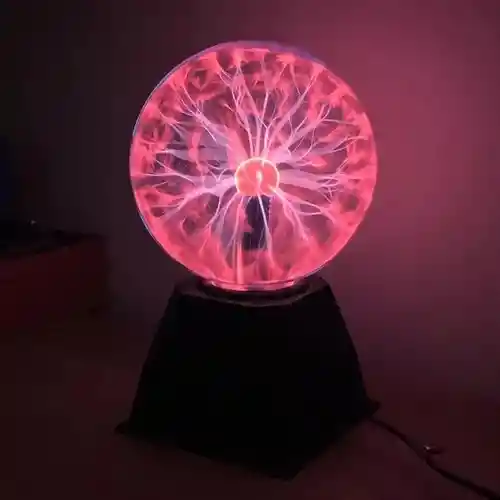 Lámpara Táctil De Cristal Mágico Con Bola De Plasma