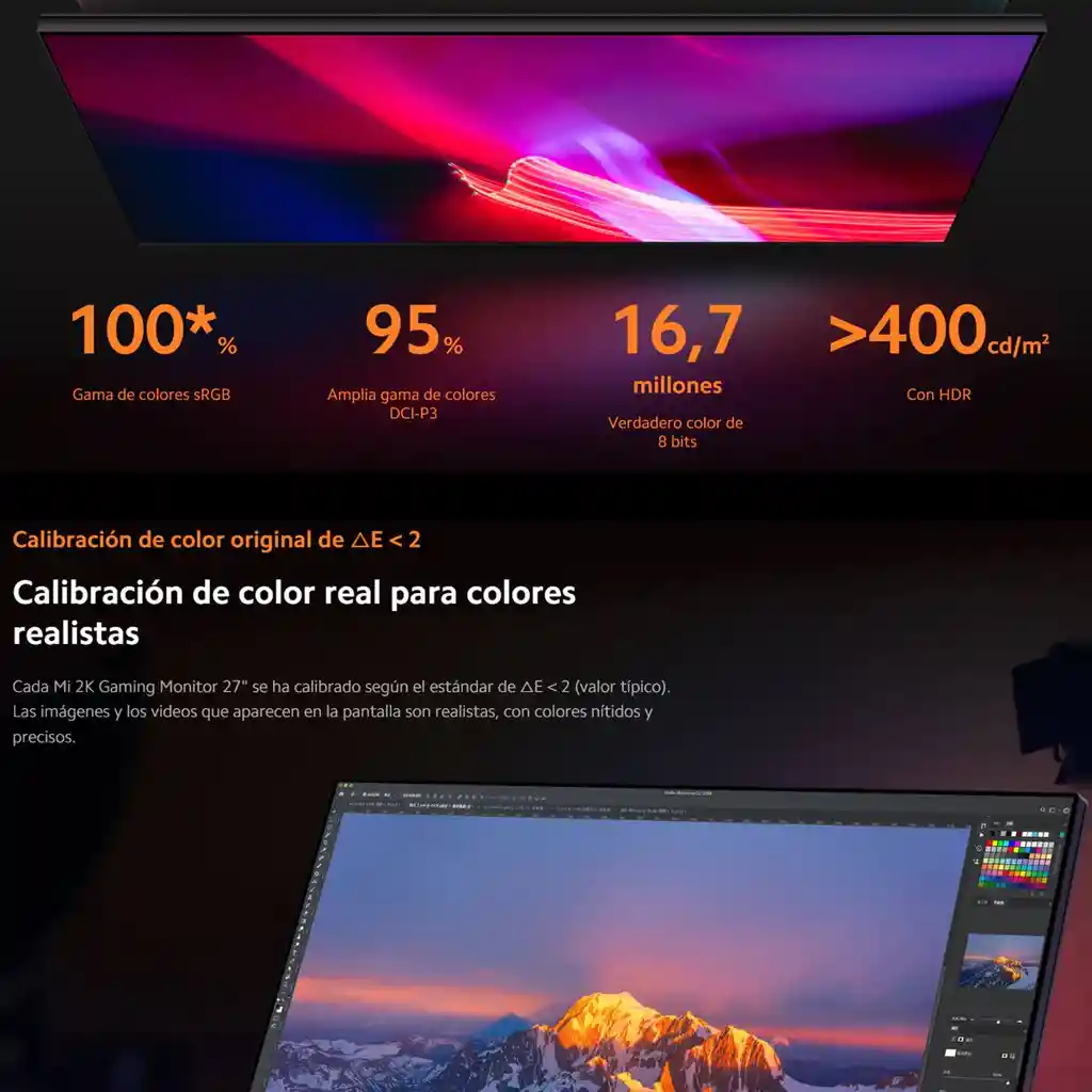 Xiaomi Mi 2k Gaming Monitor 27 Ips 2560x1440 165hz 1ms