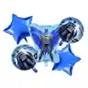 Set 5 Globos Metalizados Batman