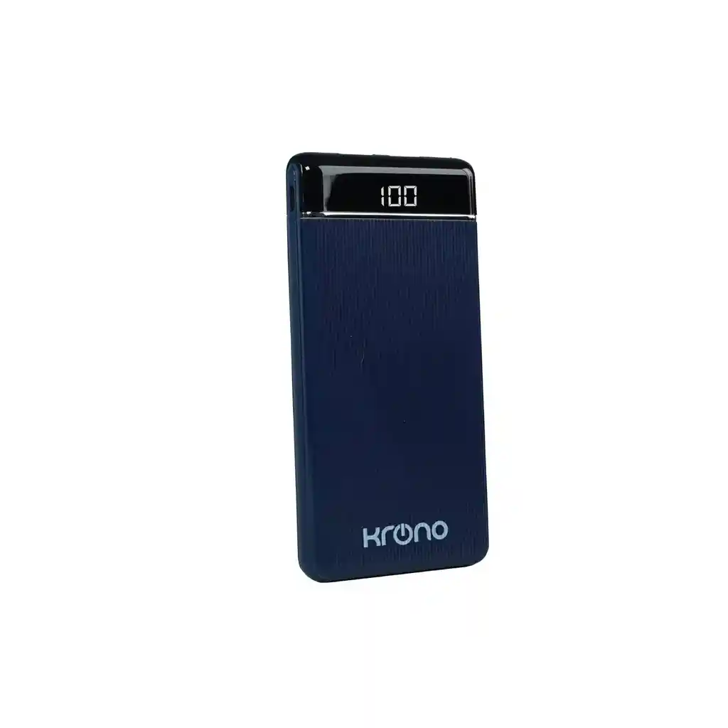 Power Bank Krono 10.000 Mah 2 Puertos Usb Salida